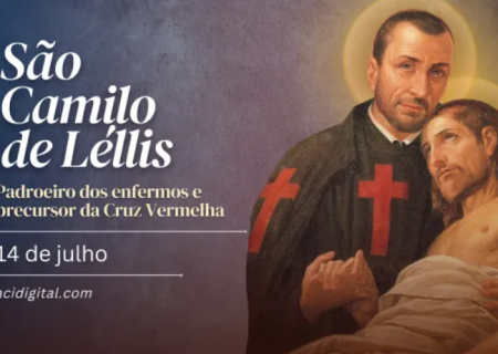 Hoje é a festa de são Camilo de Léllis, padroeiro dos enfermos e precursor da Cruz Vermelha