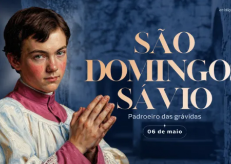 Hoje a Igreja celebra são Domingos Sávio, padroeiro das grávidas