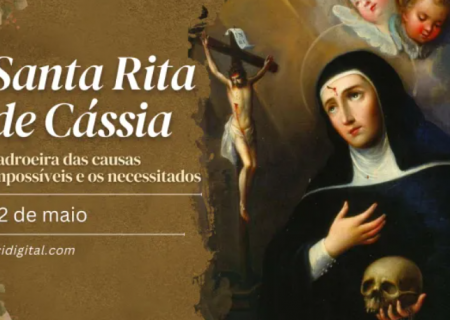 Hoje é celebrada santa Rita de Cássia, padroeira das causas impossíveis