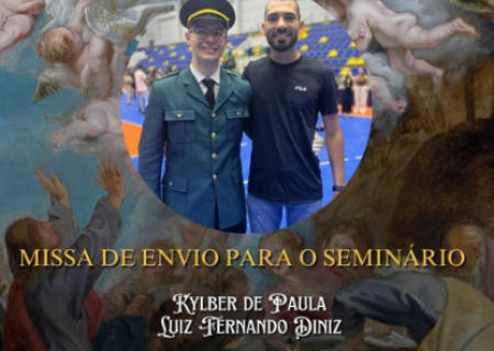 Paróquia São Pedro Apóstolo convida comunidade para Missa de Envio de jovens seminaristas